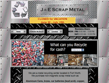 Tablet Screenshot of jandescrapmetal.com